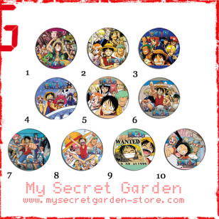 One Piece ワンピース Anime Pinback Button Badge Set 1a or 1b ( or Hair Ties / 4.4 cm Badge / Magnet / Keychain Set )